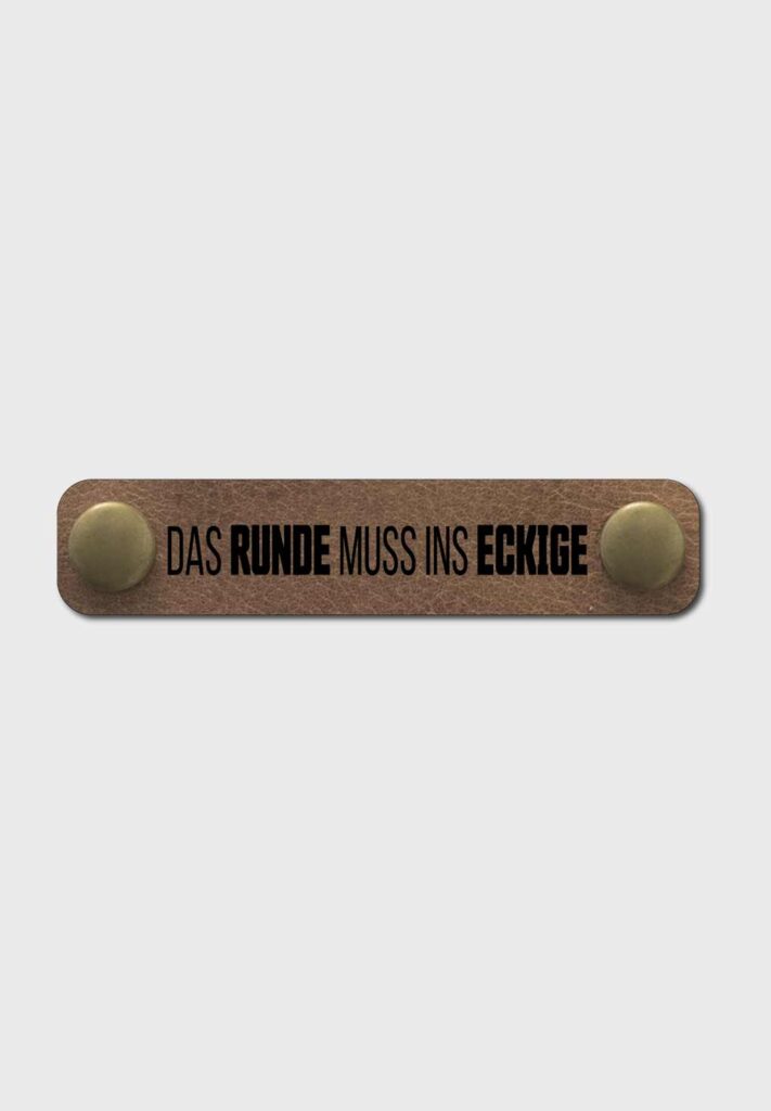 Das Runde muss ins Eckige RUBDE